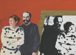 Eduard Gorokhovsky - Untitled (Portrait Of Erik Bulatov And His Wife)