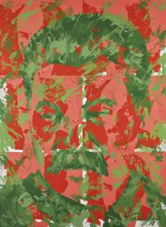 Eduard Gorokhovsky - Untitled (Stalin With Six Lenins)