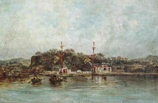 Eduard Hildebrandt - A-Ma Temple, Macao