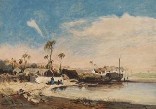 Eduard Hildebrandt - Mazaro, August, 1844