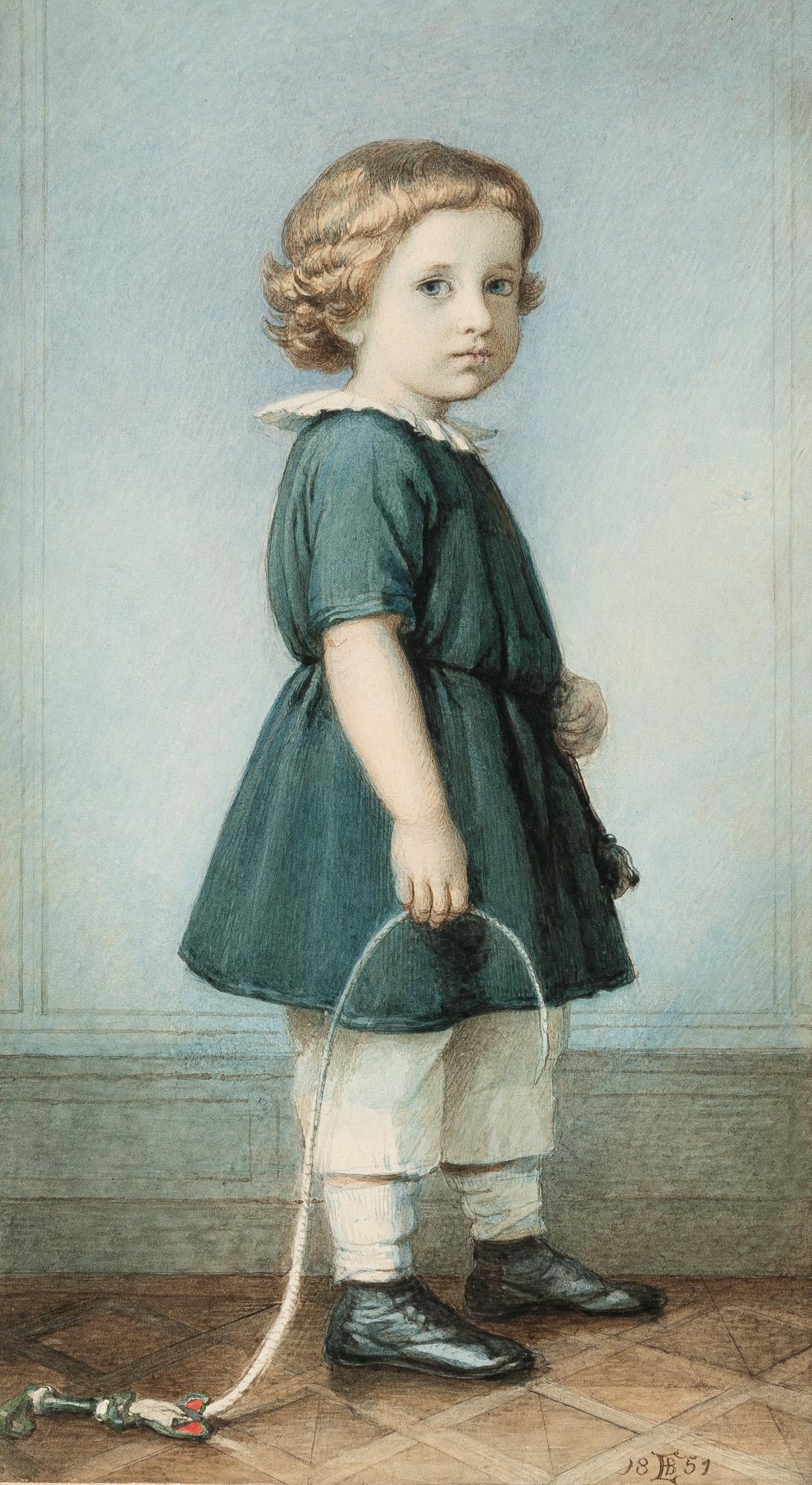 Eduard Julius Friedrich Bendemann - Felix, der Sohn des Künstlers