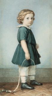 Eduard Julius Friedrich Bendemann - Felix, der Sohn des Künstlers