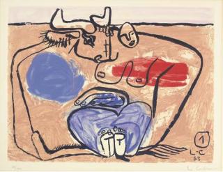 Eduard Le Corbusier - Plate I, From Unité