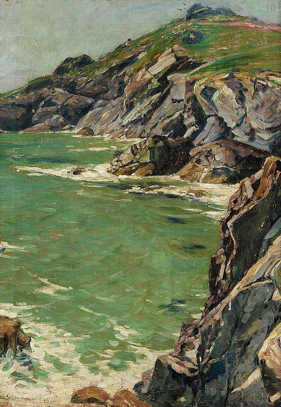 Eduard Schloemann - Nordische Felsenküste