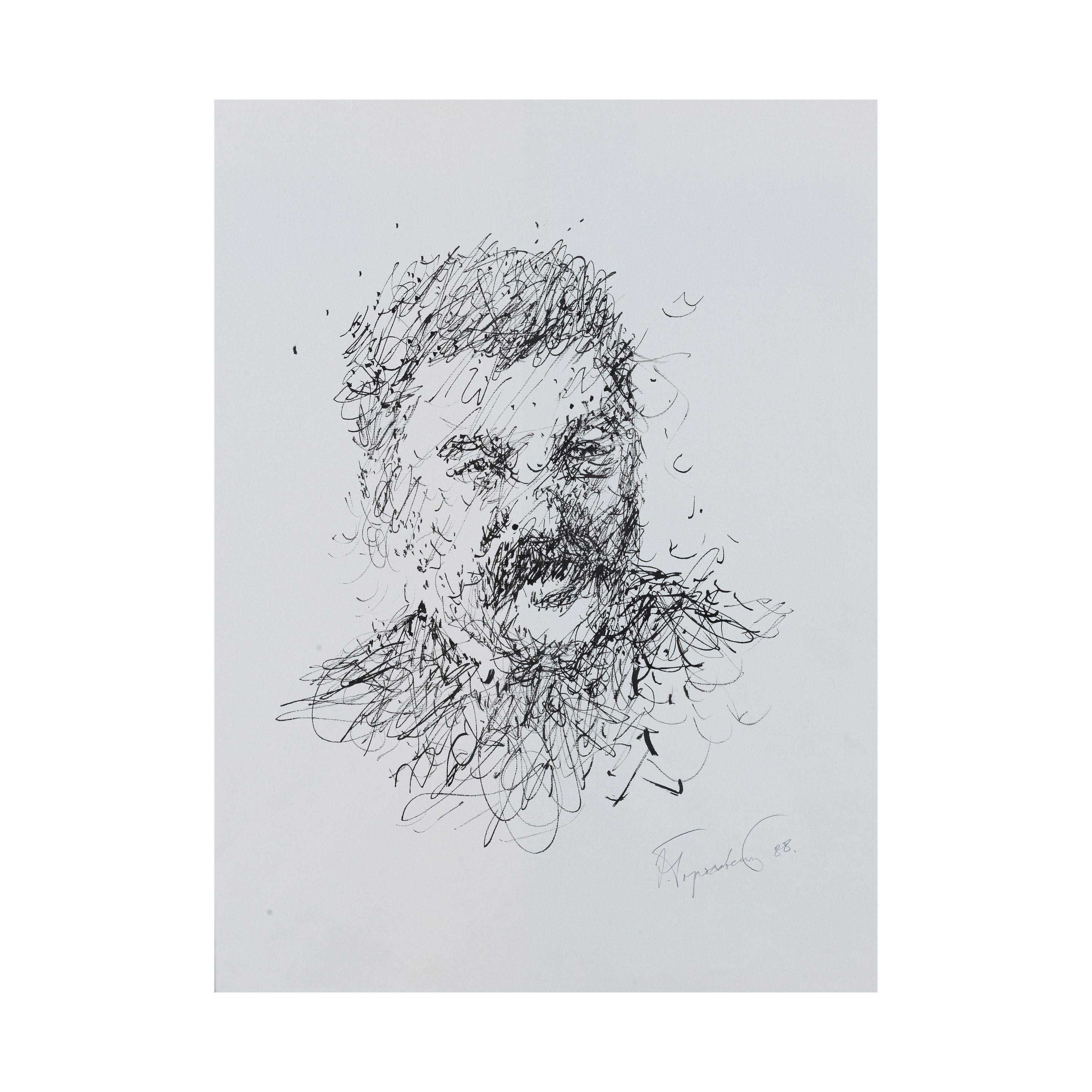 Eduard Semenovich Gorokhovsky - Portrait de Staline/ Portrait of Stalin