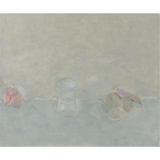 Eduard Steinberg - Russian Composition With Water Glass, Seashell And Flower