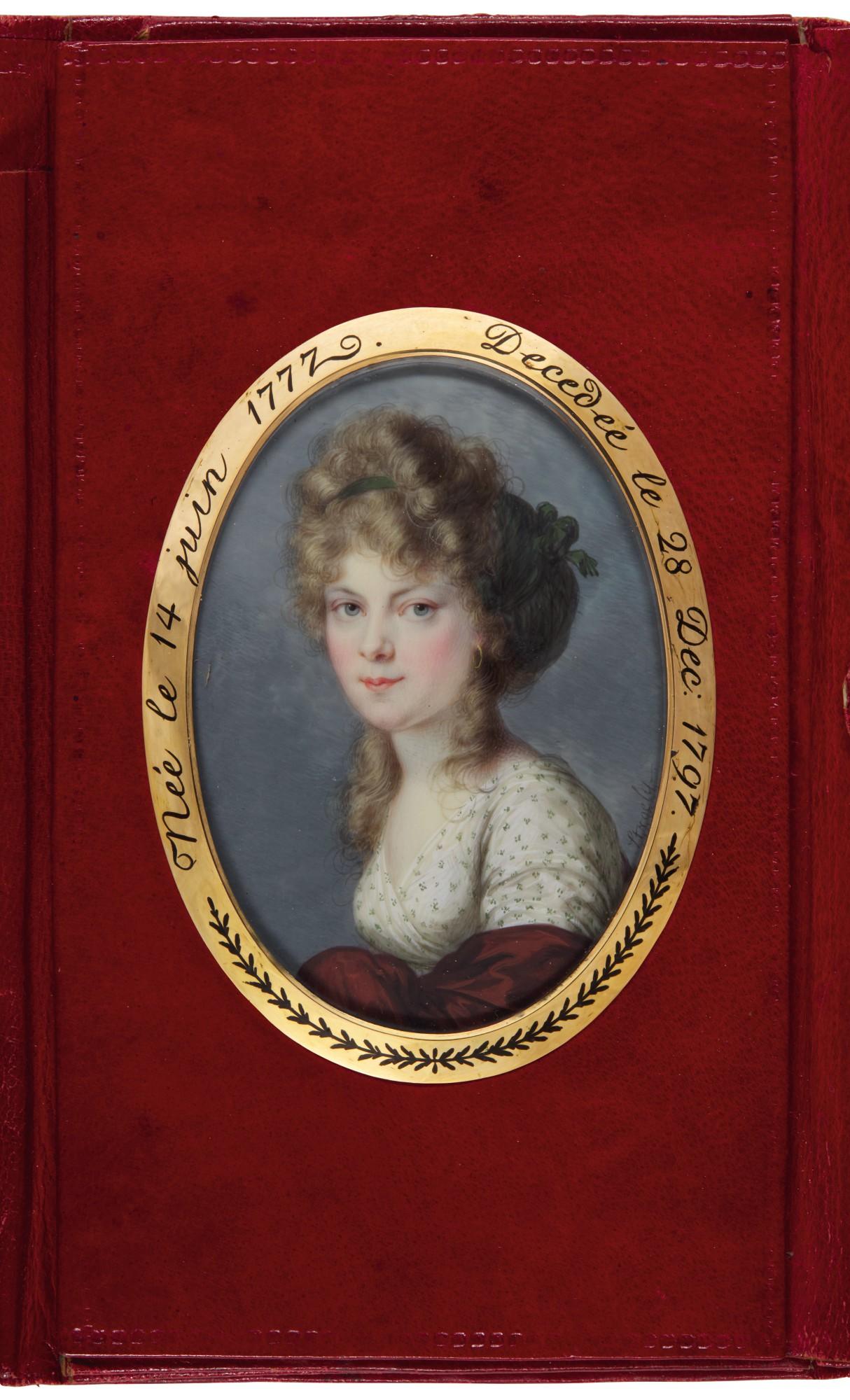 Eduard Ströhling - Portrait Of A Lady, Circa 1797