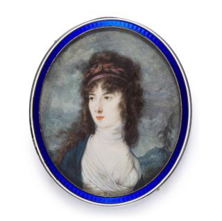 Eduard Ströhling - Portrait Of Varvara Ivanovna Narishkine, Née Ladmirsky (1785-1840), Circa 1800