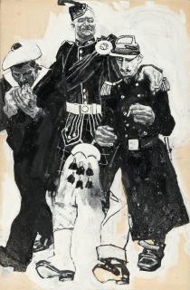 Eduard Thöny - Die Raucher