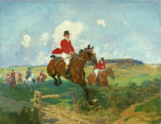 Eduard Thöny - Hubertusjagd.