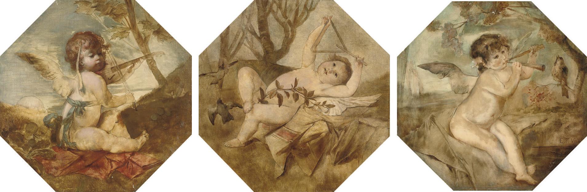 Eduard Veith - Allegories of music