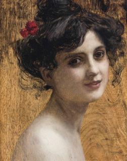 Eduard Veith - Portrait of a girl