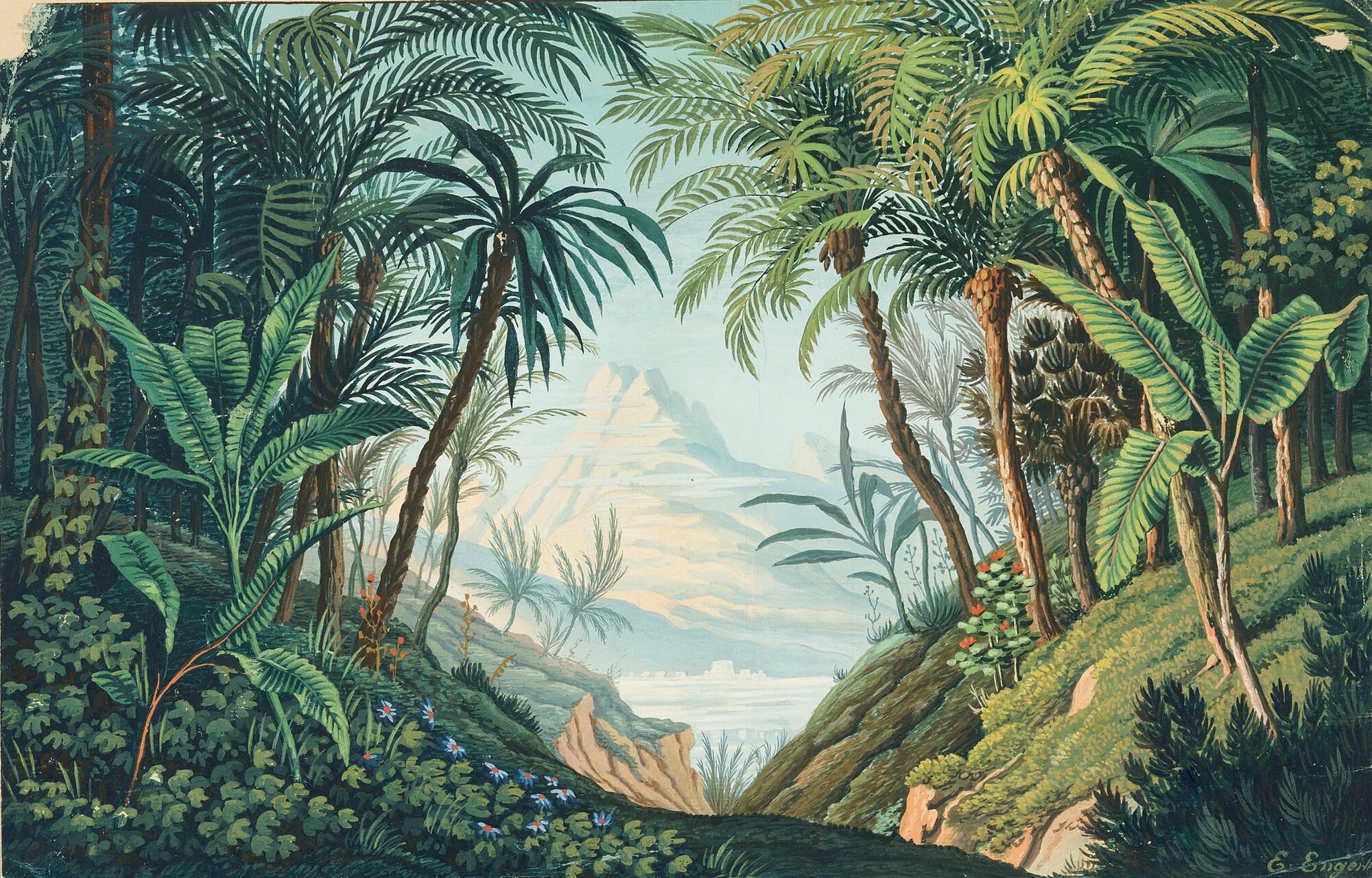 Eduard von Engerth - Orientalische Landschaft.