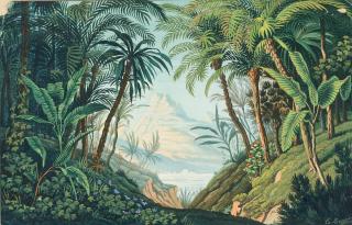 Eduard von Engerth - Orientalische Landschaft.