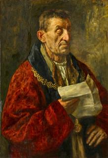 Eduard von Gebhardt - Der Bürgermeister.