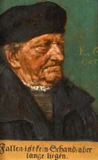 Eduard von Gebhardt - Porträt Thilo von Sickingen