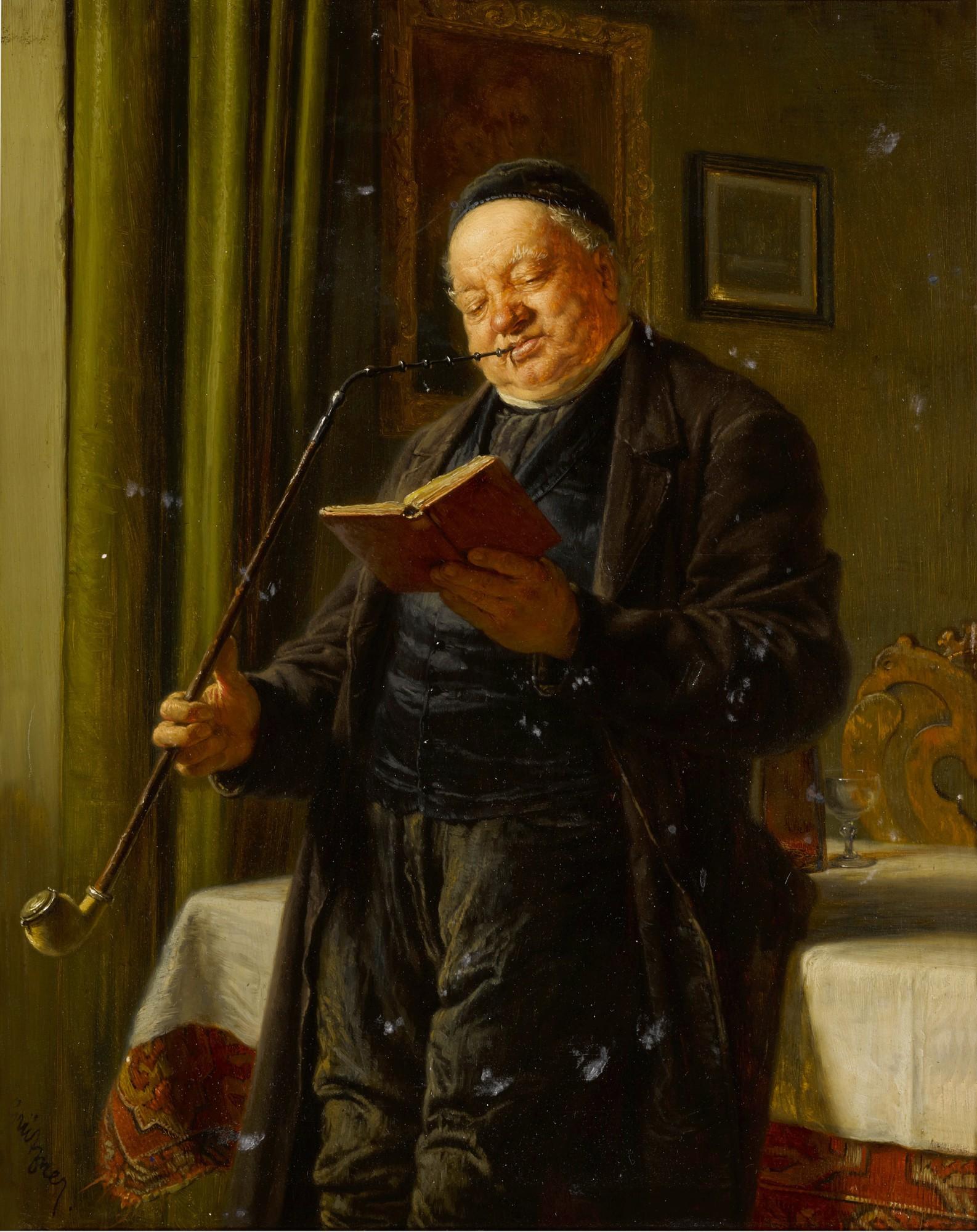 Eduard von Grützner - A Good Reading