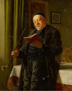 Eduard von Grützner - A Good Reading