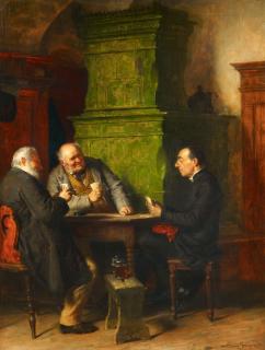 Eduard von Grützner - Ein gutes Blatt