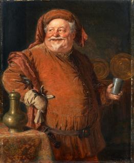 Eduard von Grützner - Falstaff