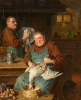 Eduard von Grützner - Küchendienst