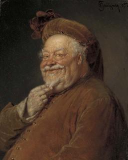 Eduard Von Grützner - The shrewd merchant