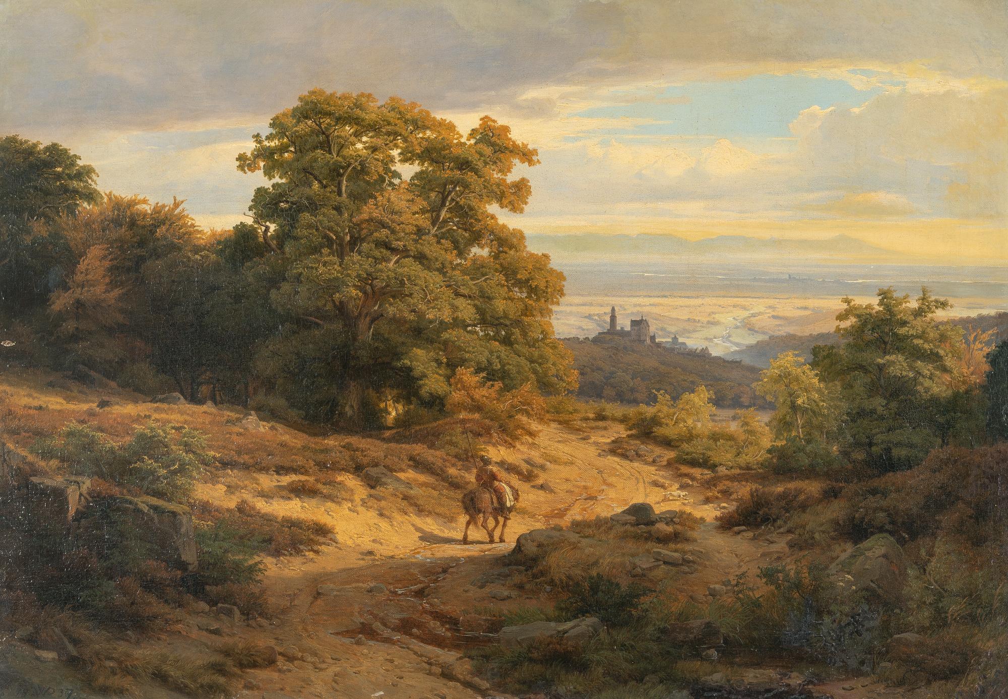 Eduard Wilhelm Pose - Die Heimkehr des Ritters zur Burg