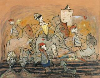 Eduardo Abela - La corte real