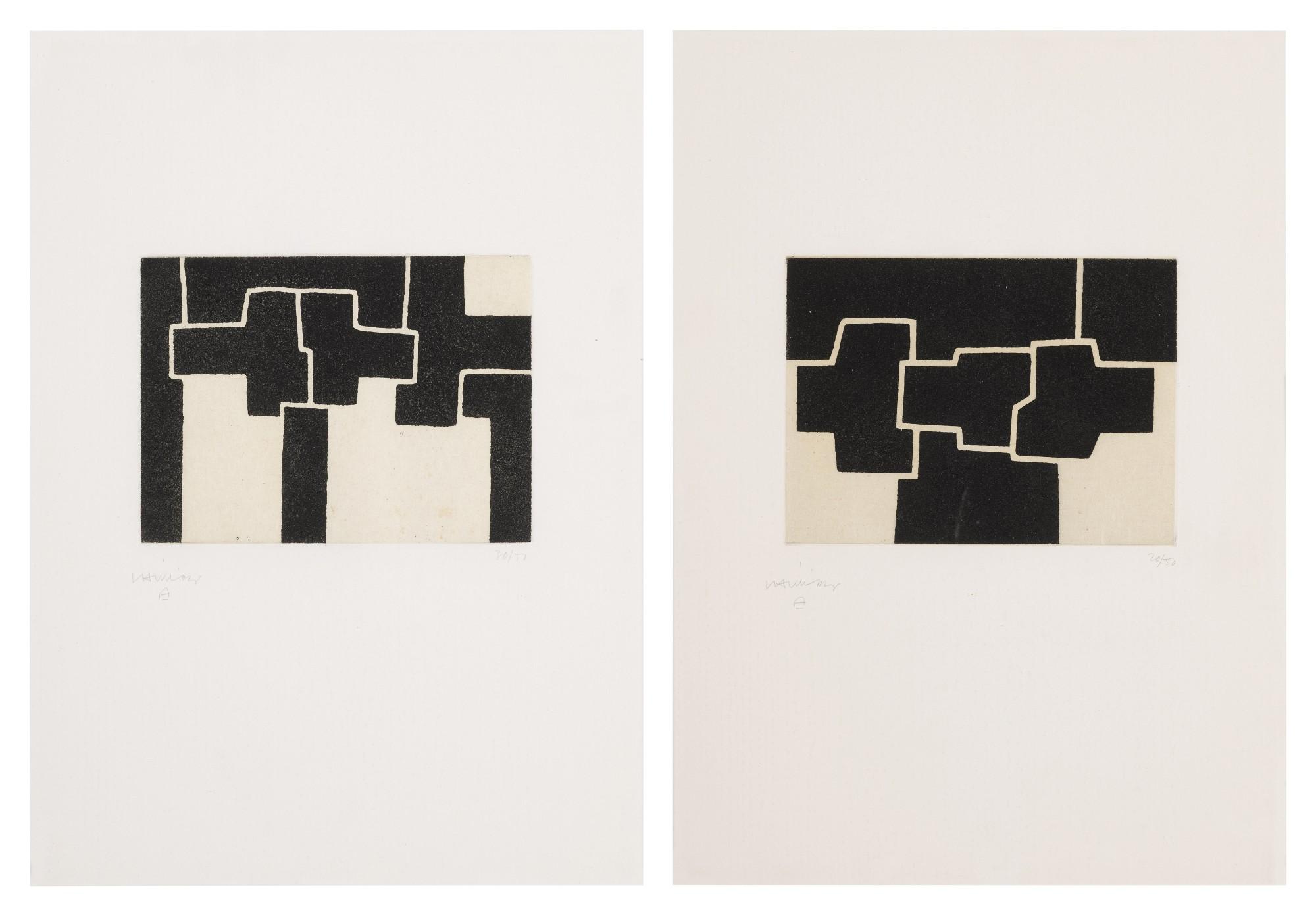Eduardo Chillida - Pittsburgh I; and Pittsburgh II