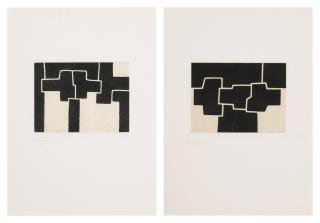 Eduardo Chillida - Pittsburgh I; and Pittsburgh II