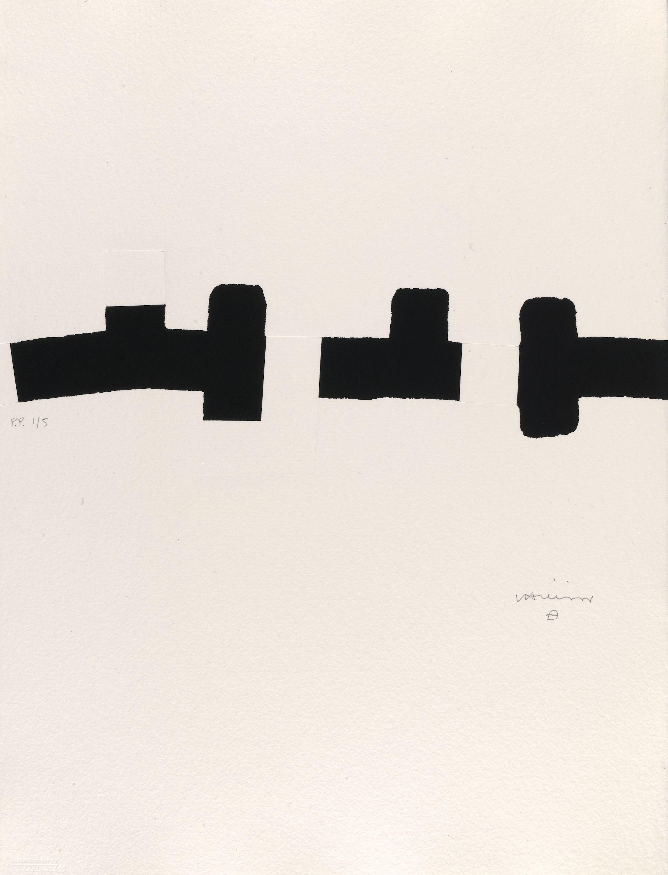 Eduardo Chillida - Untitled, from the Columbus: In Search of a New Tomorrow portfolio