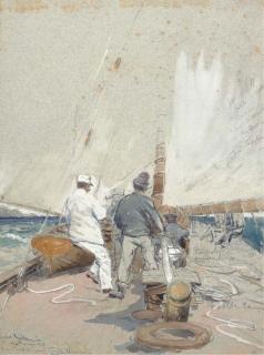 Eduardo Federico De Martino, C.V.O. - On board Britannia