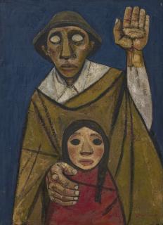 Eduardo Kingman - Ceguera (also known as Beggar and Child)