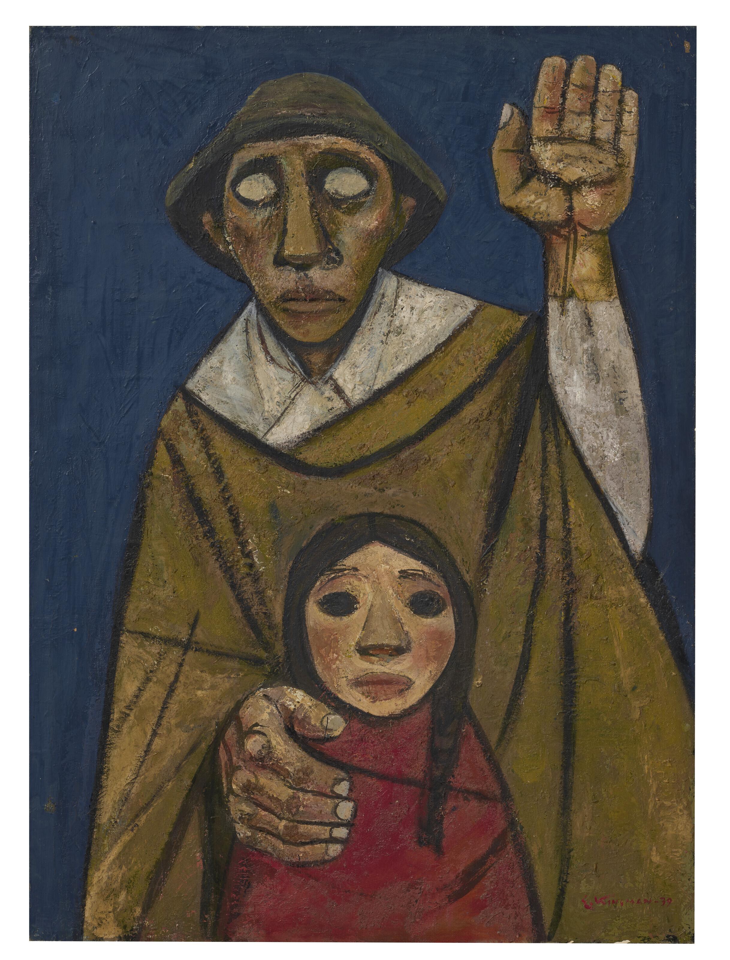 Eduardo Kingman - Ceguera (also known as Beggar and Child)