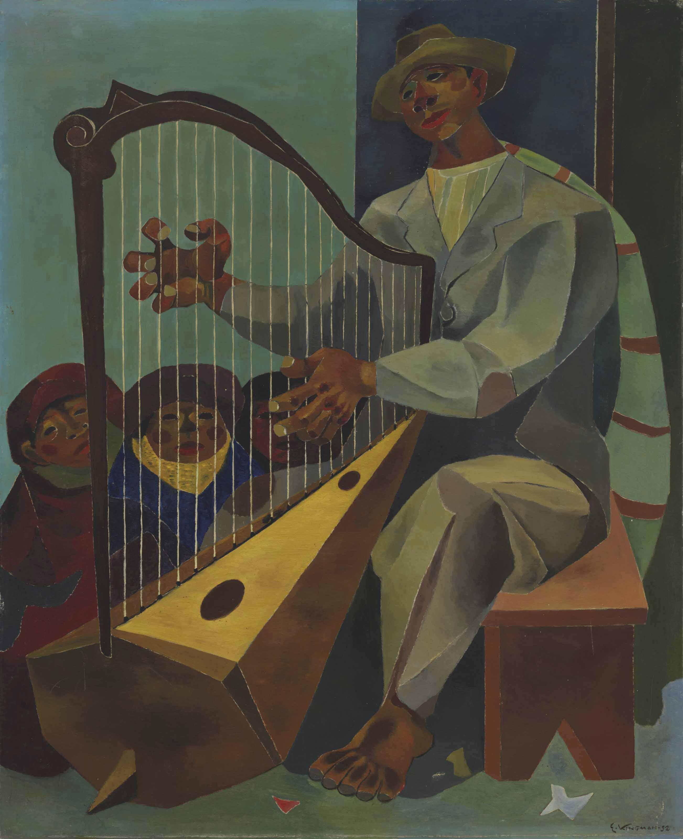 Eduardo Kingman - El arpista