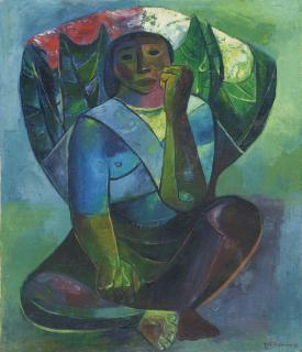 Eduardo Kingman - Vendedora De Flores