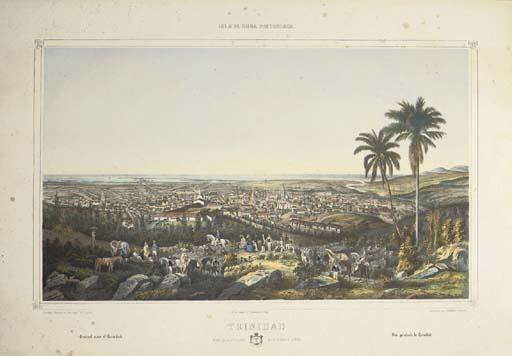 Eduardo Laplante - Trinidad. Vista general tomada desde la loma de la Vijia. (Isla de Cuba Pintoresca)
