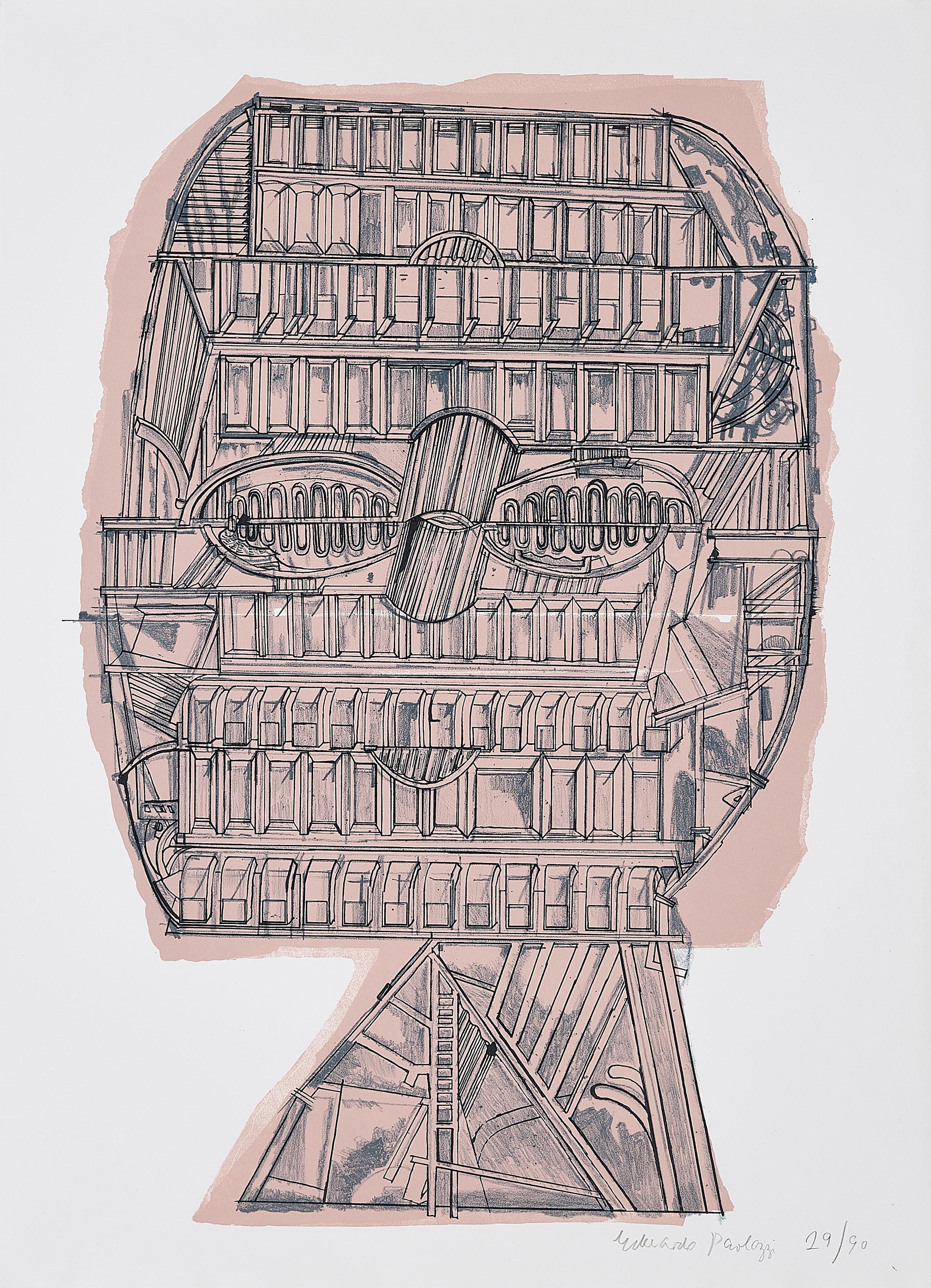 Eduardo Paolozzi - Aus: Hommage à Picasso.