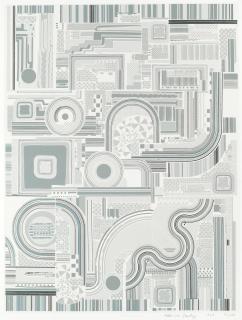 Eduardo, Sir Paolozzi - Untitled Grey; Untitled, from \'Buñuel Suite\'
