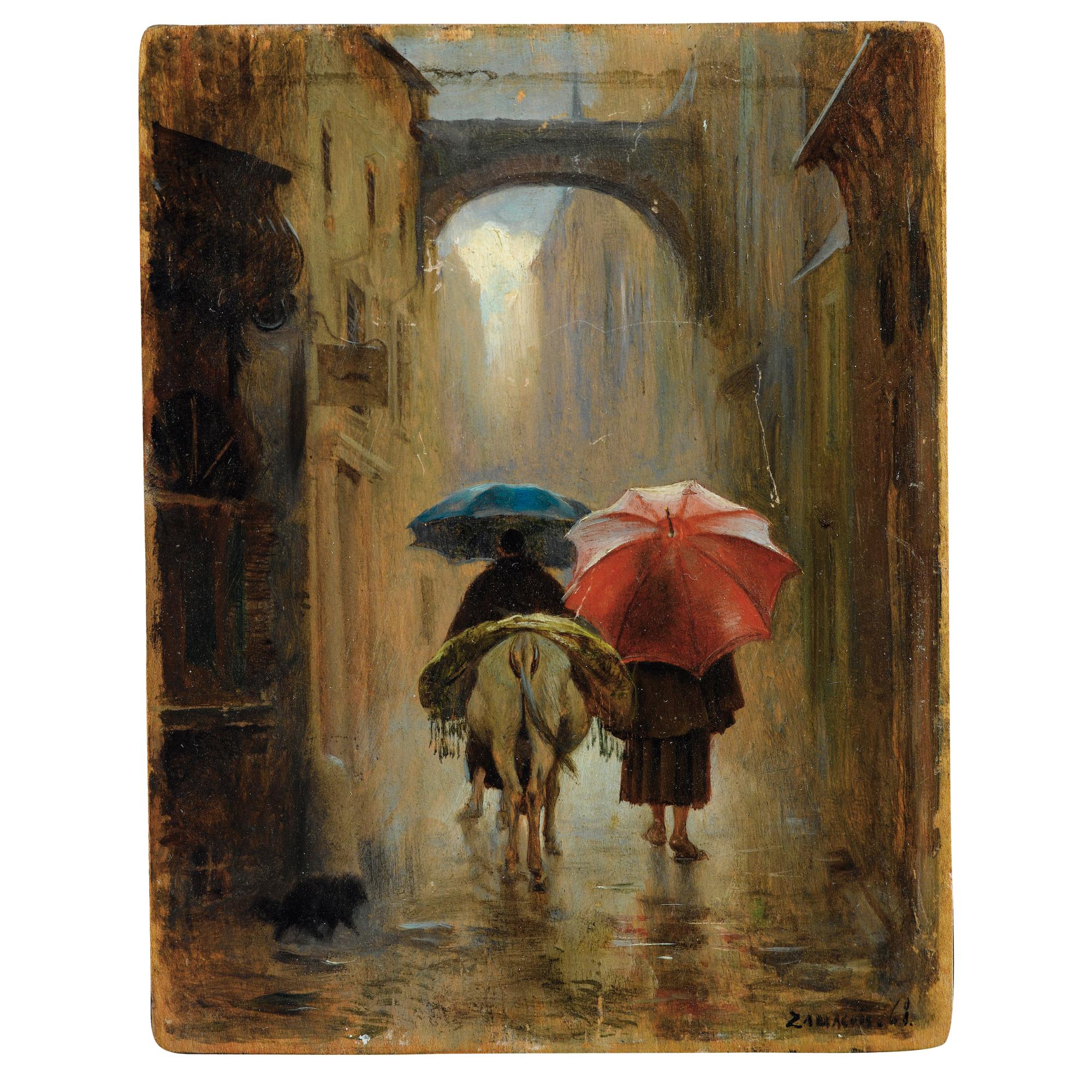 Eduardo Zamacois Y Zabala - Pélerins De Dos Sous La Pluie