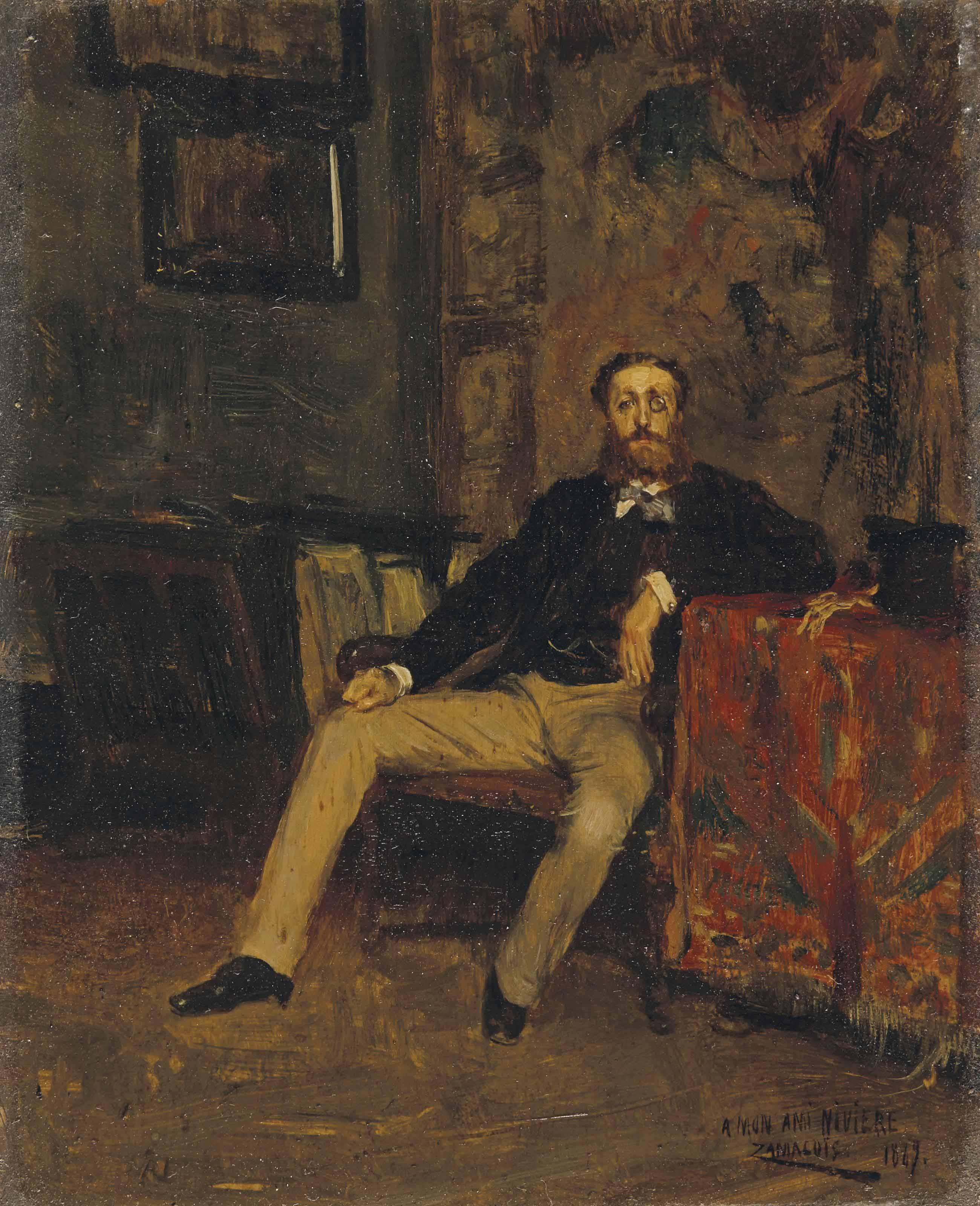 Eduardo Zamacois - Portrait De Monsieur Nivière
