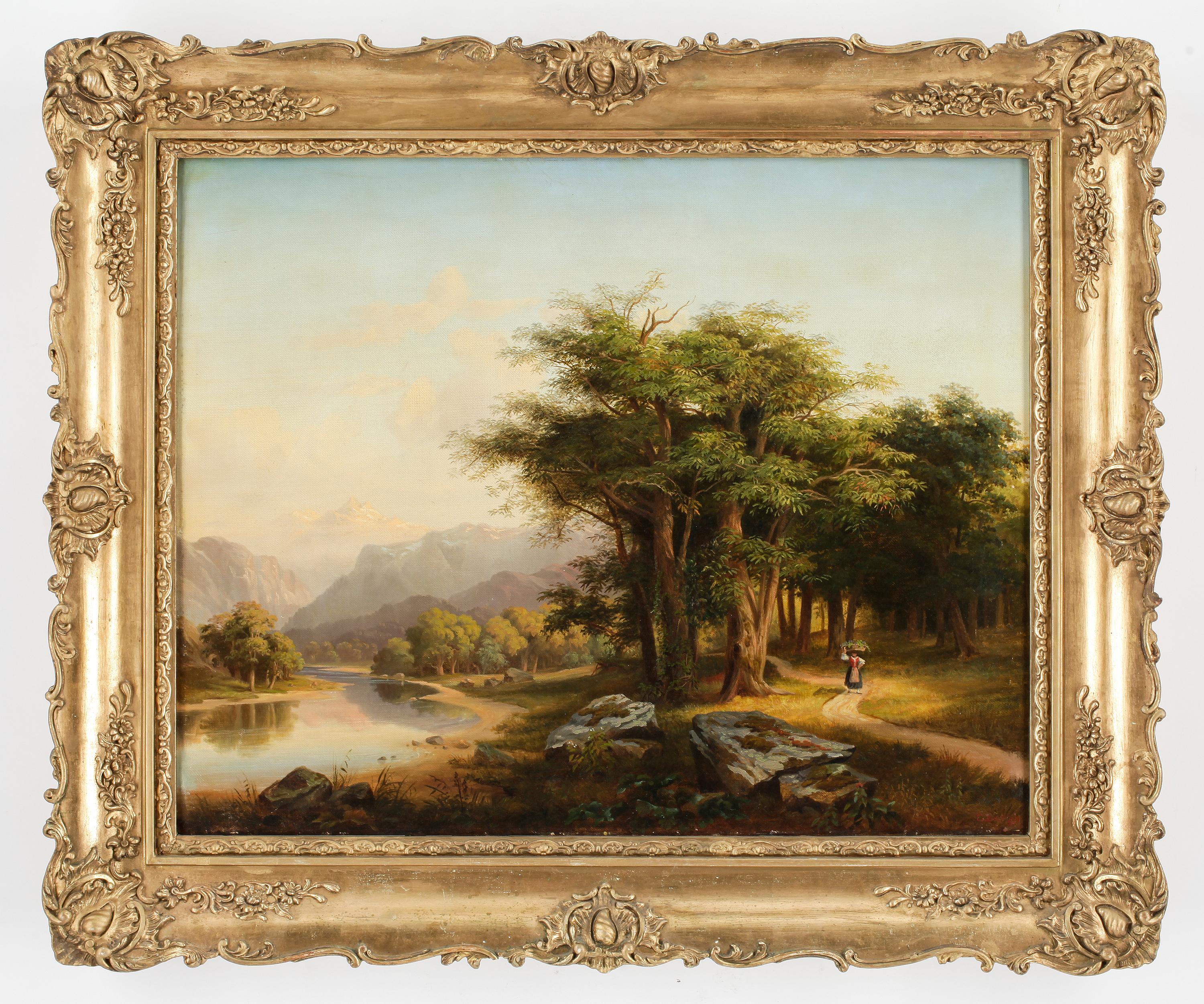 Edvard Bergh - Italian landscape