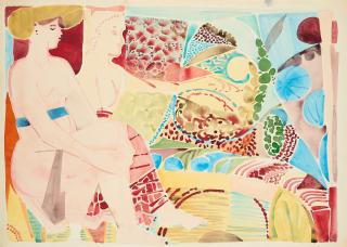 Edvard Frank - Frauen und Melonen.