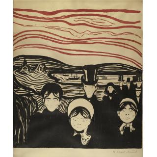 Edvard Munch - Angst (W. 63; Sch. 61)