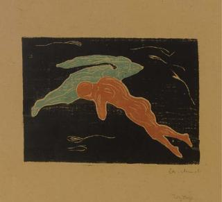 Edvard Munch - Begegnung im Weltall (Sch. 135; W. 136)