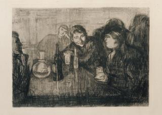Edvard Munch - Christiana - Boheme I (Schiefler 10; Woll 15)