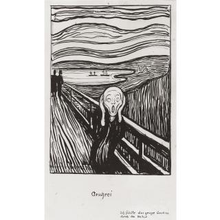 Edvard Munch - Das Geschrei (W. 38; S. 32)