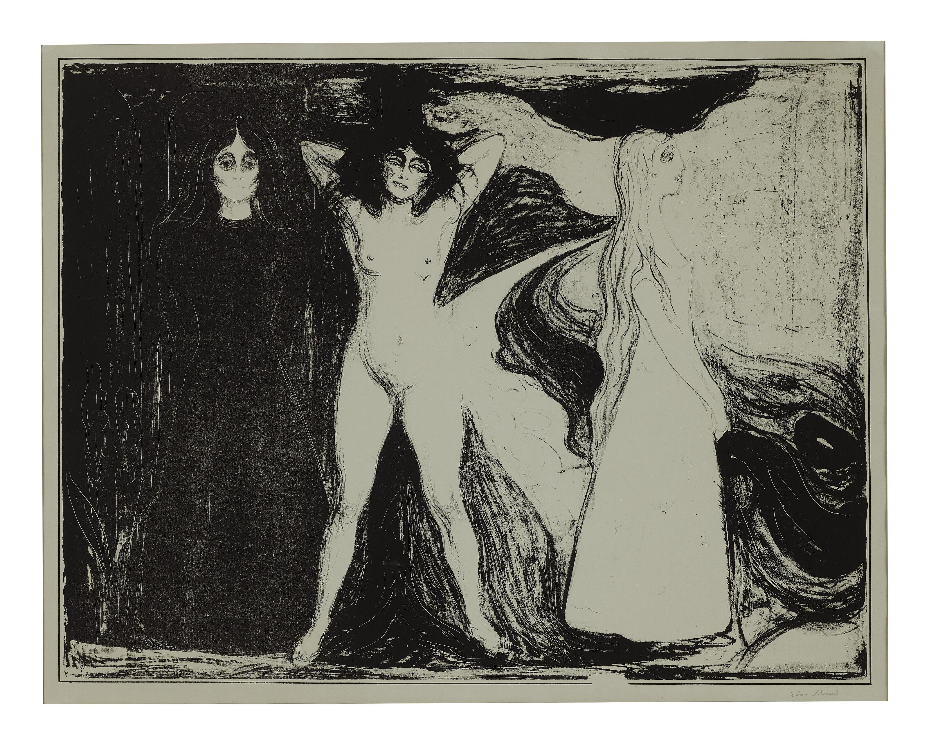 Edvard Munch - Das Weib (Woman)