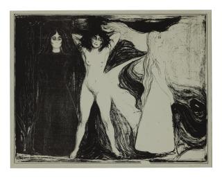 Edvard Munch - Das Weib (Woman)