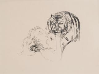 Edvard Munch - Der Tiger (The Tiger), from Alfa und Omega